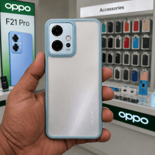 Electroplating Camera Frame Cell Phone Case for OPPO F21 Pro Back Cover