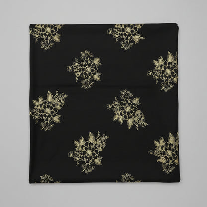 Coffee brown background yellow floral pattern Nighty