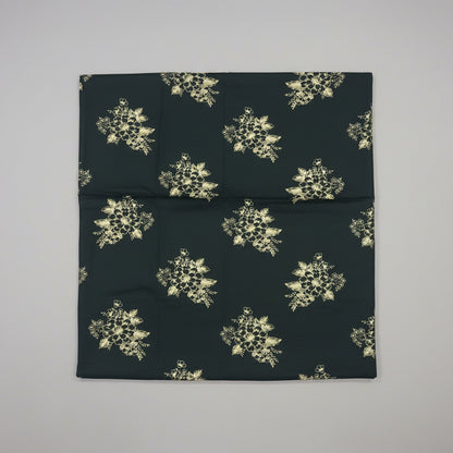 Dark Green background yellow floral pattern Nighty
