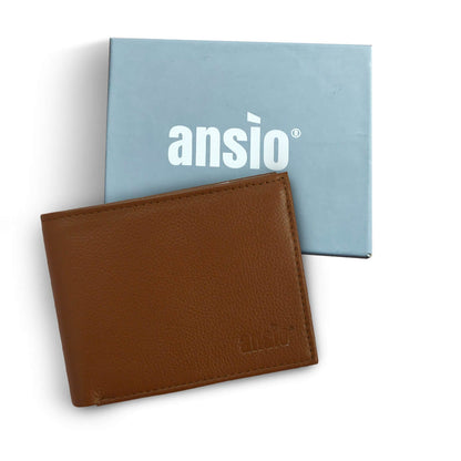 ANSIO Pure Leather Men's wallet Apparel & Accessories