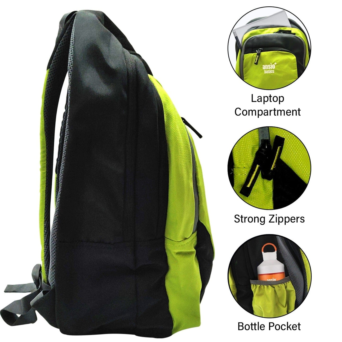 ANSIO School Pack with 4 Compartments Luggage & Bags