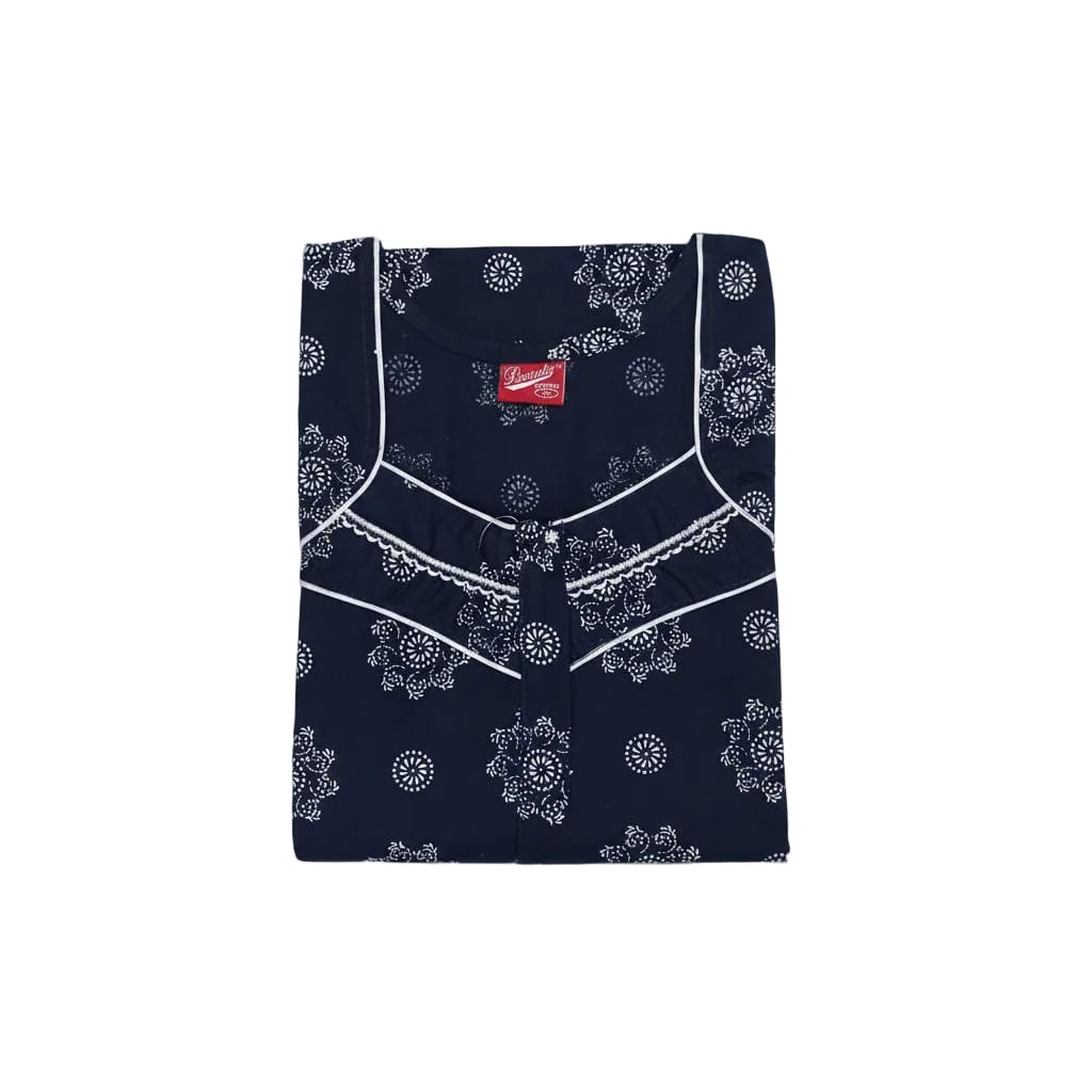 Beauty Navy Blue Paisley Dream Nighty XL Onezeros.in