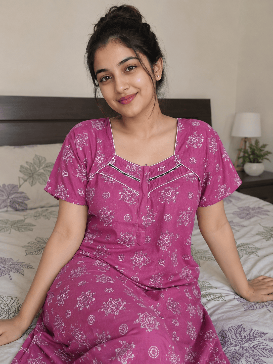 Beauty Pink Harmony Nighty XL Onezeros.in