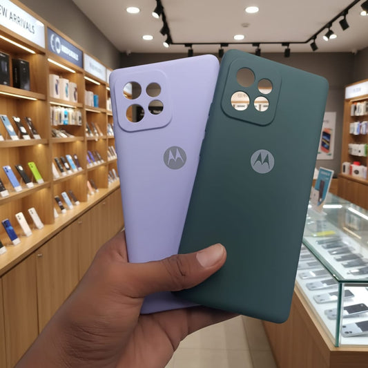 Brand Logo Phone Case For Moto Edge 40 Pro Back Cover Onezeros.in