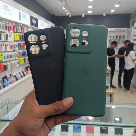 Brand Logo Phone Case For Moto Edge 50 Pro Back Cover Onezeros.in