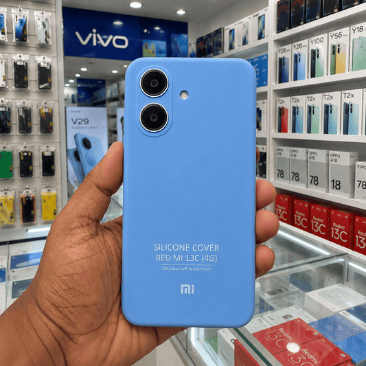 Brand Logo Phone Case For Redmi 13C 5G Back Cover Sky Blue Onezeros.in