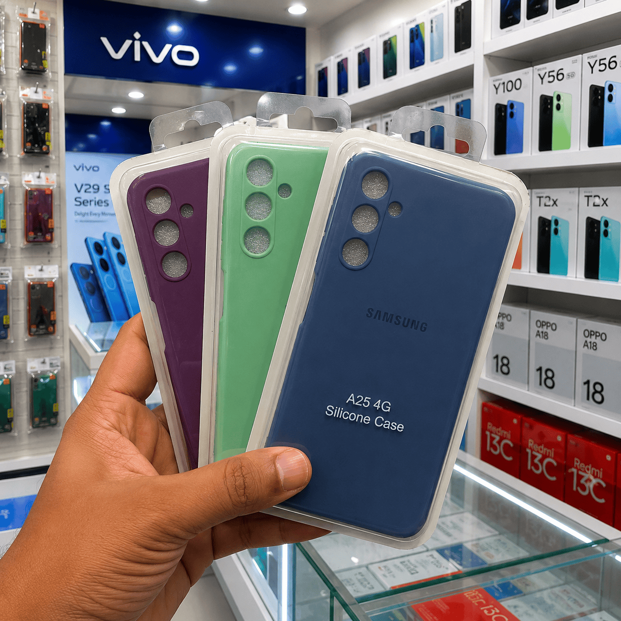 Brand Logo Phone Case For Samsung A25 Back Cover Onezeros.in