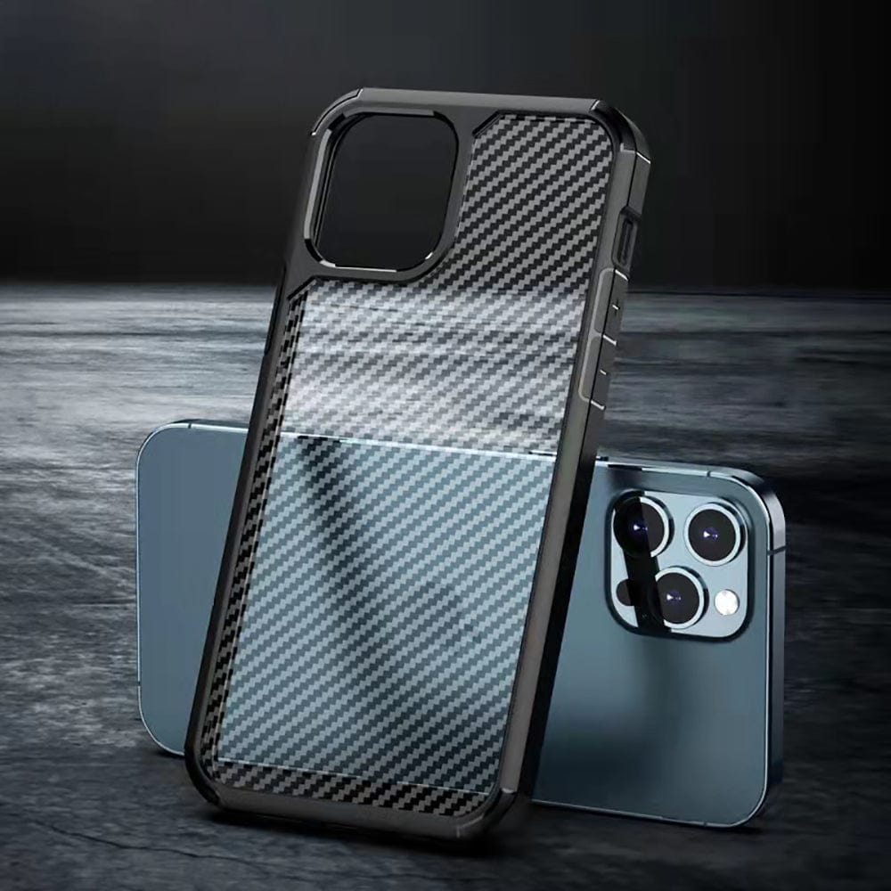 Carbon Fiber Design Phone Case for iPhone 11 Pro Mobile Cover Mobile Phone Accessories