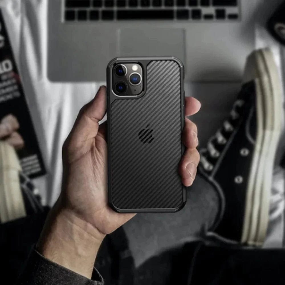Carbon Fiber Design Phone Case for iPhone X/XS Mobile Cover Mobile Phone Accessories