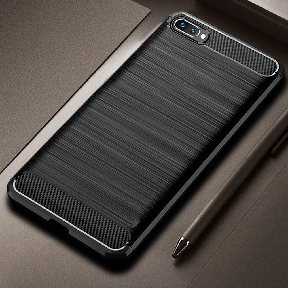 Carbon Fiber Grain Design Mobile Phone Case for Moto E4 Plus Mobile Phone Accessories