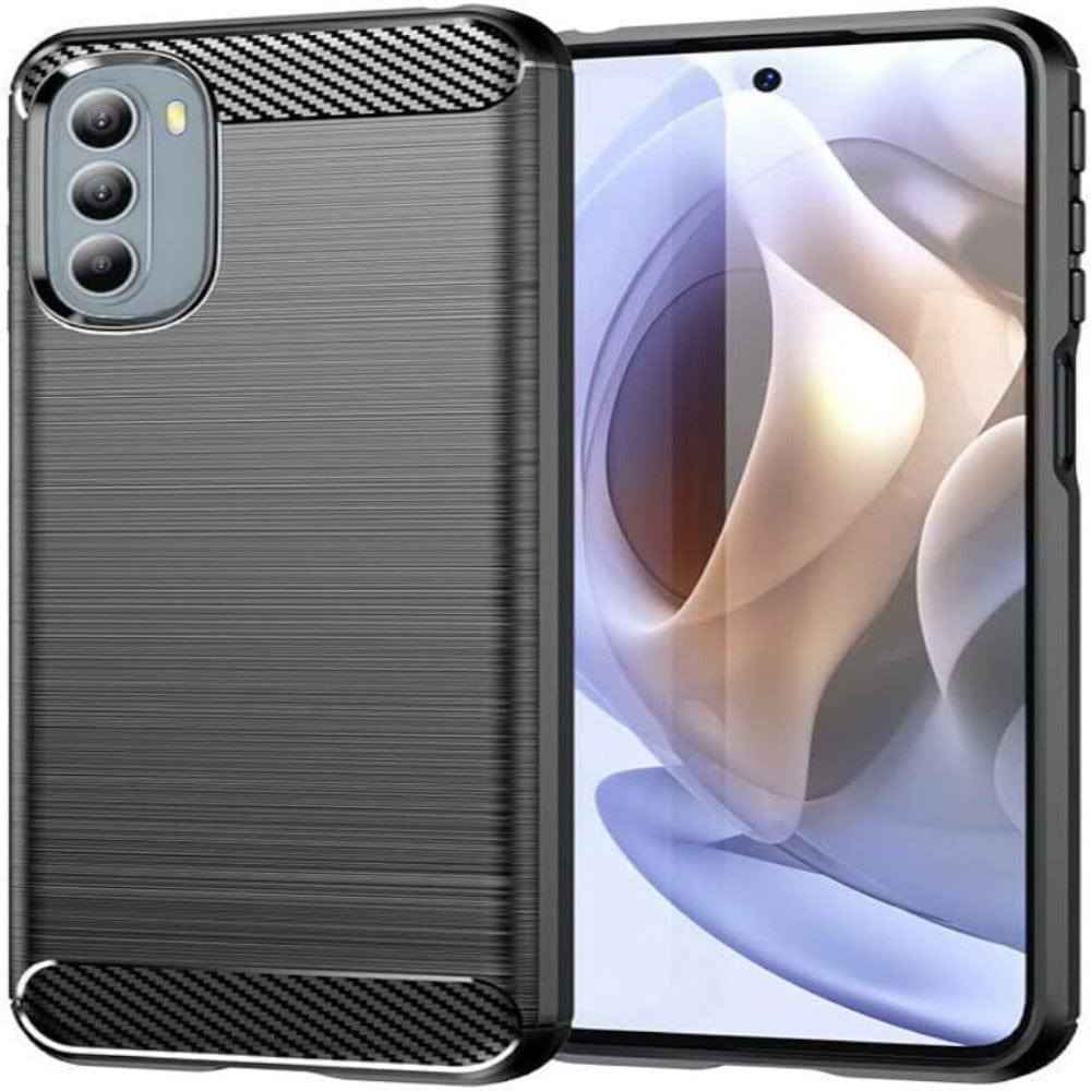 Carbon Fiber Grain Design Mobile Phone Case for Moto G31/G41 Mobile Phone Accessories