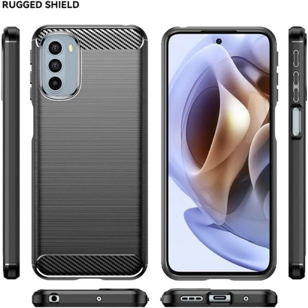 Carbon Fiber Grain Design Mobile Phone Case for Moto G31/G41 Mobile Phone Accessories