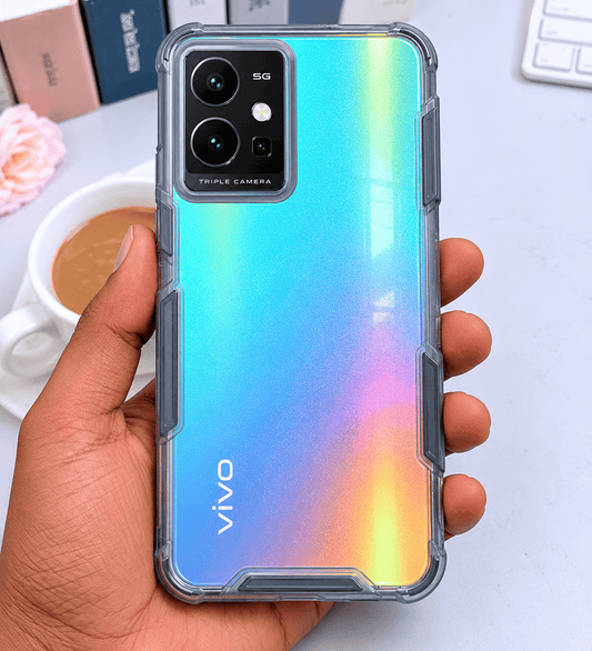 Clear Transparent Back Cover For Vivo T1 5G Phone Case Onezeros.in