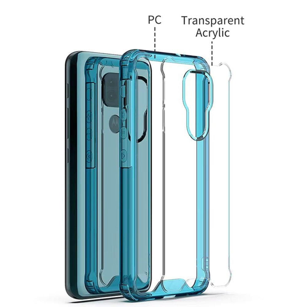 Clear Transparent Mobile Cover for Moto G9 Onezeros.in