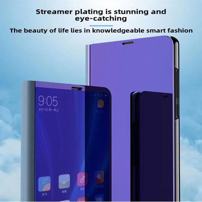 Clear View Standing Flip Cover For OPPO A5 2020 Onezeros.in