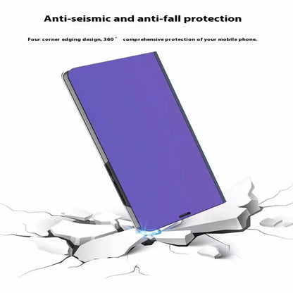 Clear View Standing Flip Cover For OPPO A5 2020 Onezeros.in