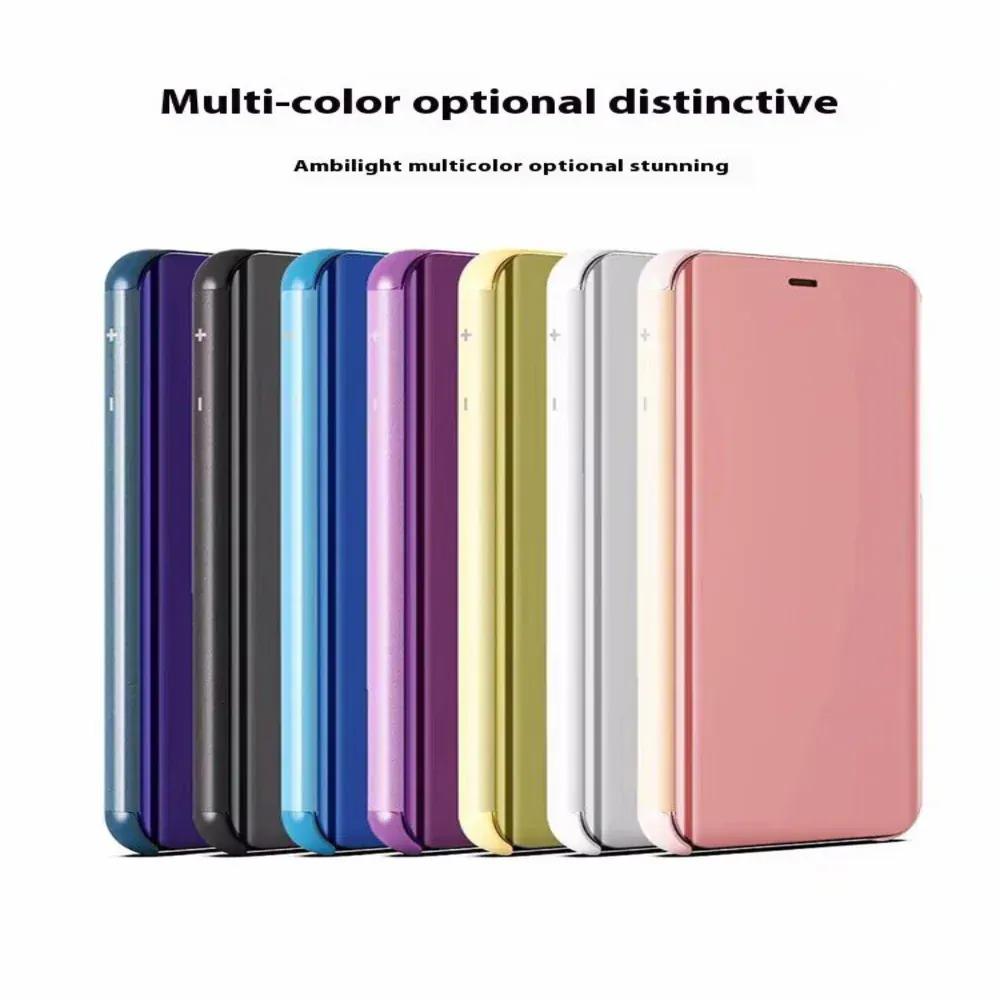 Clear View Standing Flip Cover For OPPO A5 2020 Onezeros.in