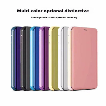 Clear View Standing Flip Cover For OPPO A5 2020 Onezeros.in