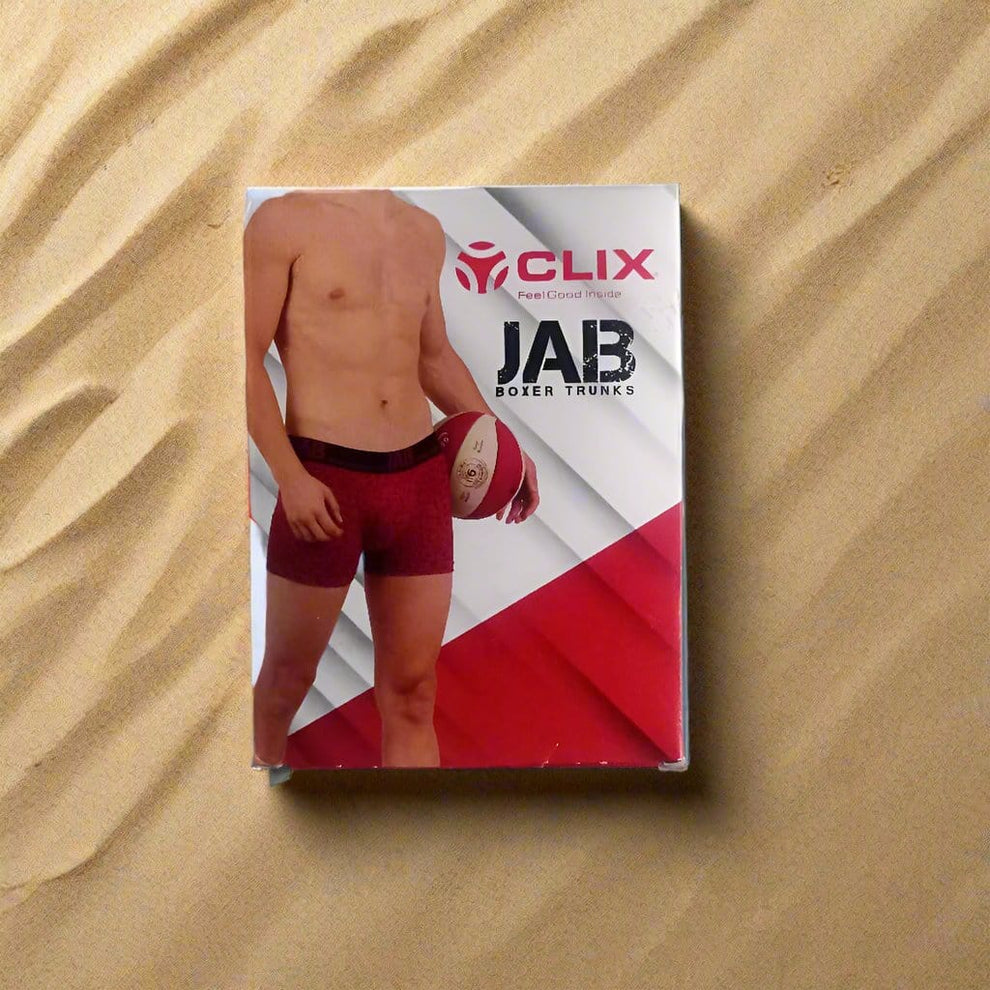 CLIX JAB Boxer Trunks Briefs For Men- Assorted Colors Printed Pattern ...