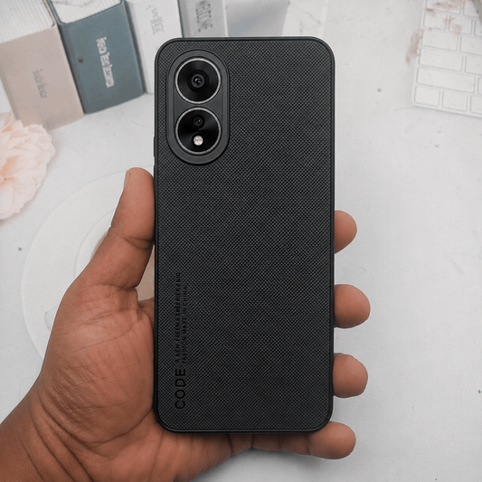 CODE Logo Phone Case for OPPO A38/A18 Mobile Cover Grey Onezeros.in