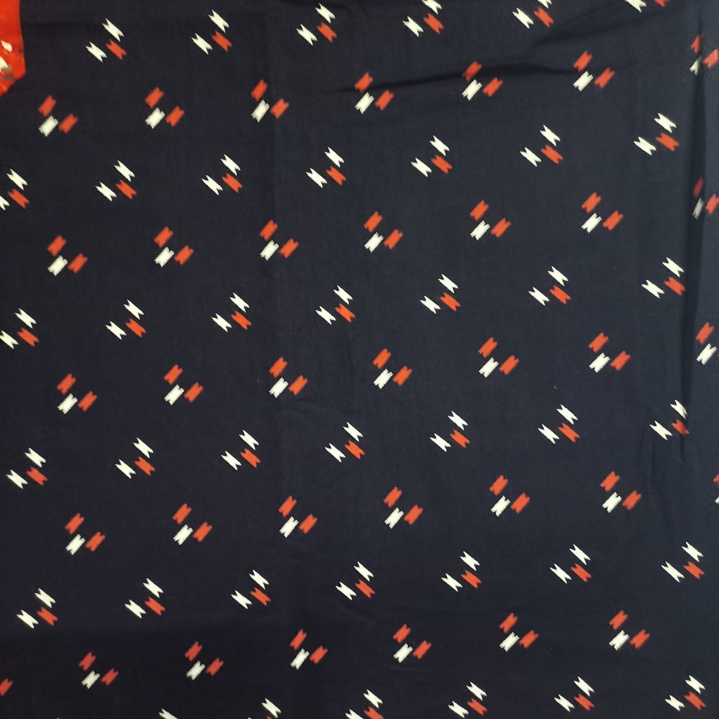 Coffe Brown With Red Geometric Pattern Nighty Onezeros.in