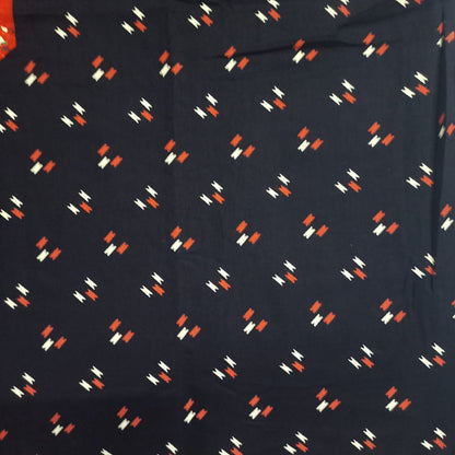 Coffe Brown With Red Geometric Pattern Nighty Onezeros.in