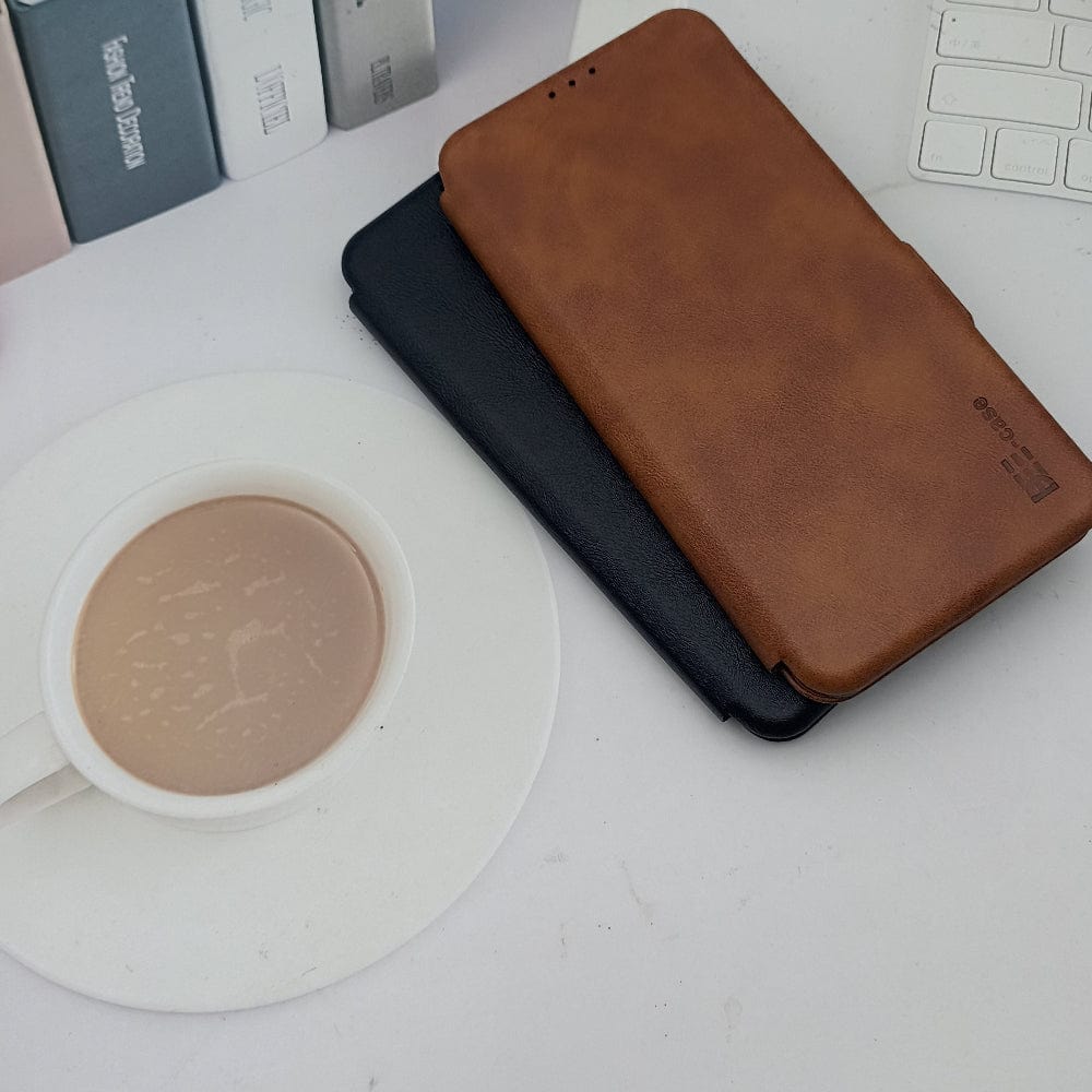 DEE-Case Premium Leather Flip Cover for Moto Edge 60 Stylus Phone Cover