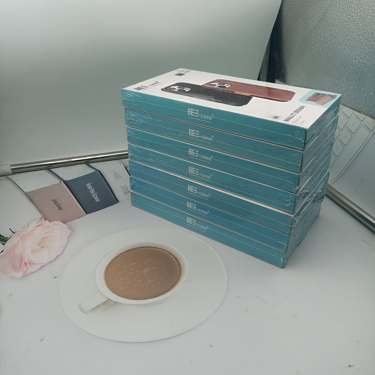 DEE-Case Premium Leather Flip Cover for Vivo X200 Pro Phone Cover Onezeros.in