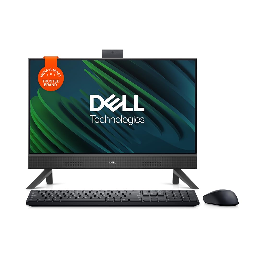 Dell Inspiron 5420 All-in-One Desktop (Core i3-13 th Gen/8GB/512 SSD/23.8 FHD/Black) Computer Accessories