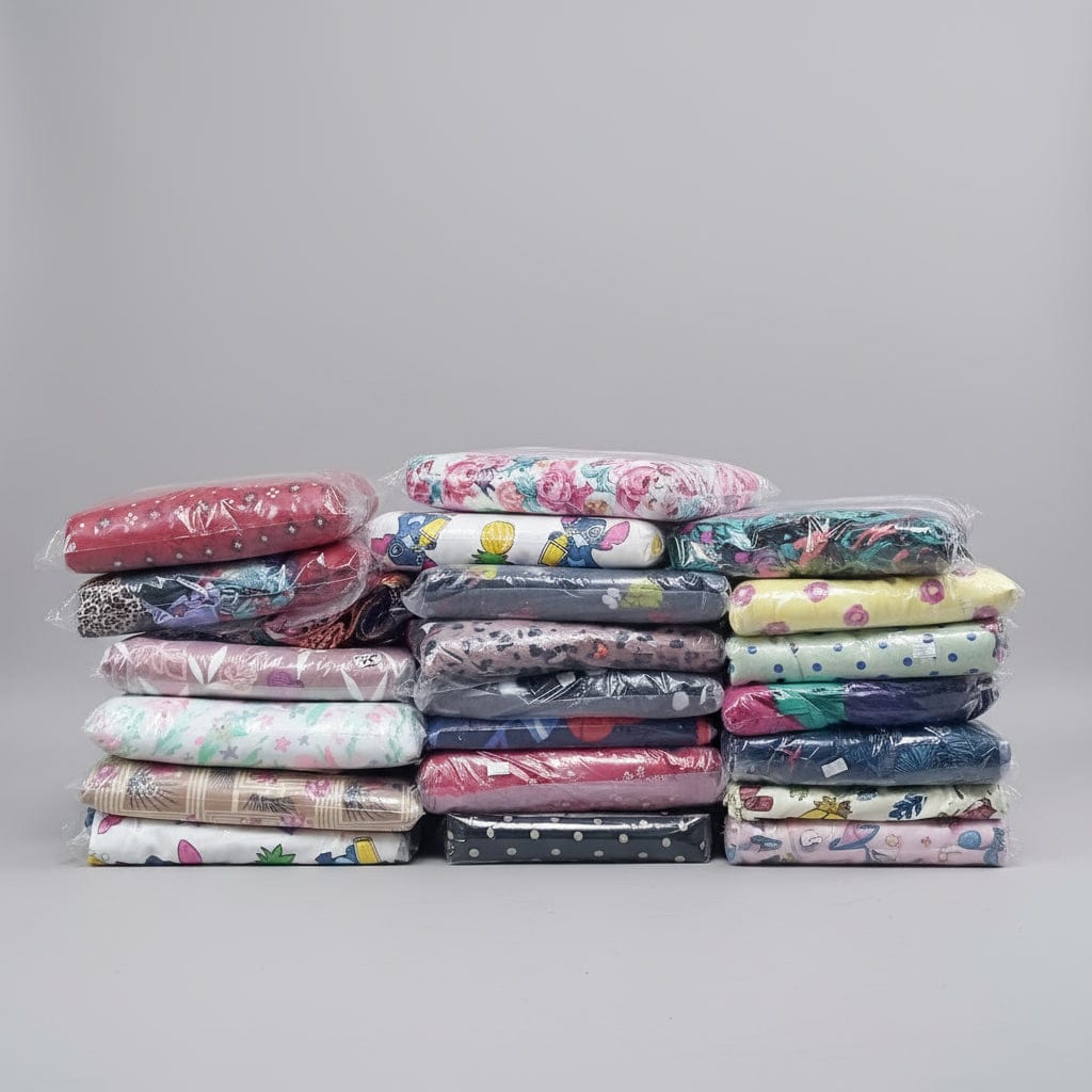 Floral Print Pure Cotton Capri 3/4 pant for Girl (Pack Of 5) Onezeros.in