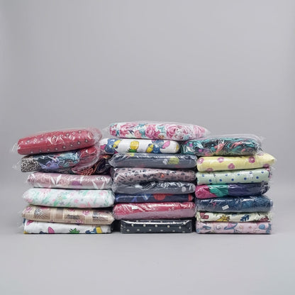 Floral Print Pure Cotton Capri 3/4 pant for Girl (Pack Of 5) Onezeros.in