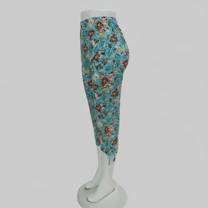 Floral Print Pure Cotton Capri 3/4 pant for Girl (Pack Of 5) Onezeros.in