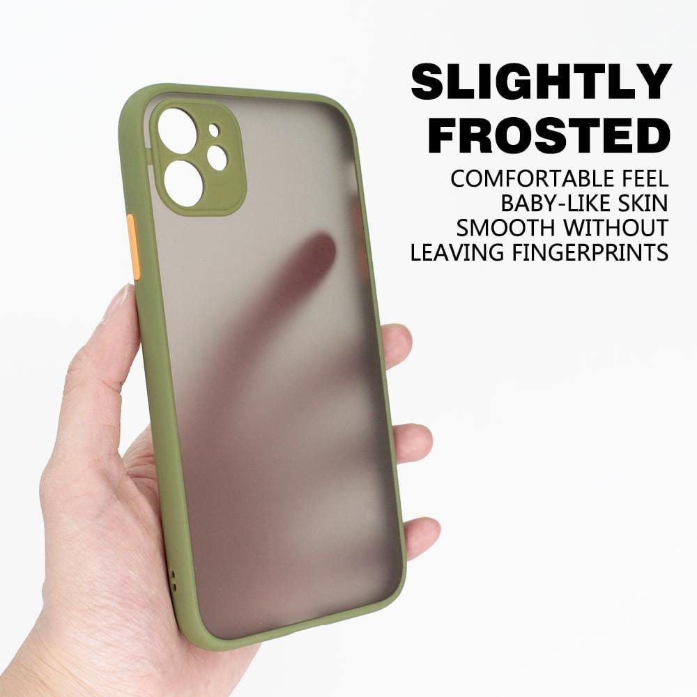 Frosted Smoke Cover for OPPO A16 Camera Protection Phone Case Mobiles & Accessories