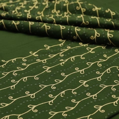 Green Verdant Blossom Wrap Nighty for Women XL Onezeros.in