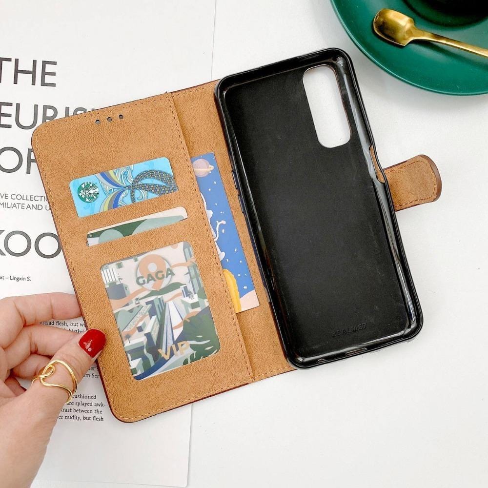 Hi Case Neo Leather Flip Cover for Moto C Plus Phone Case Mobile Phone Accessories