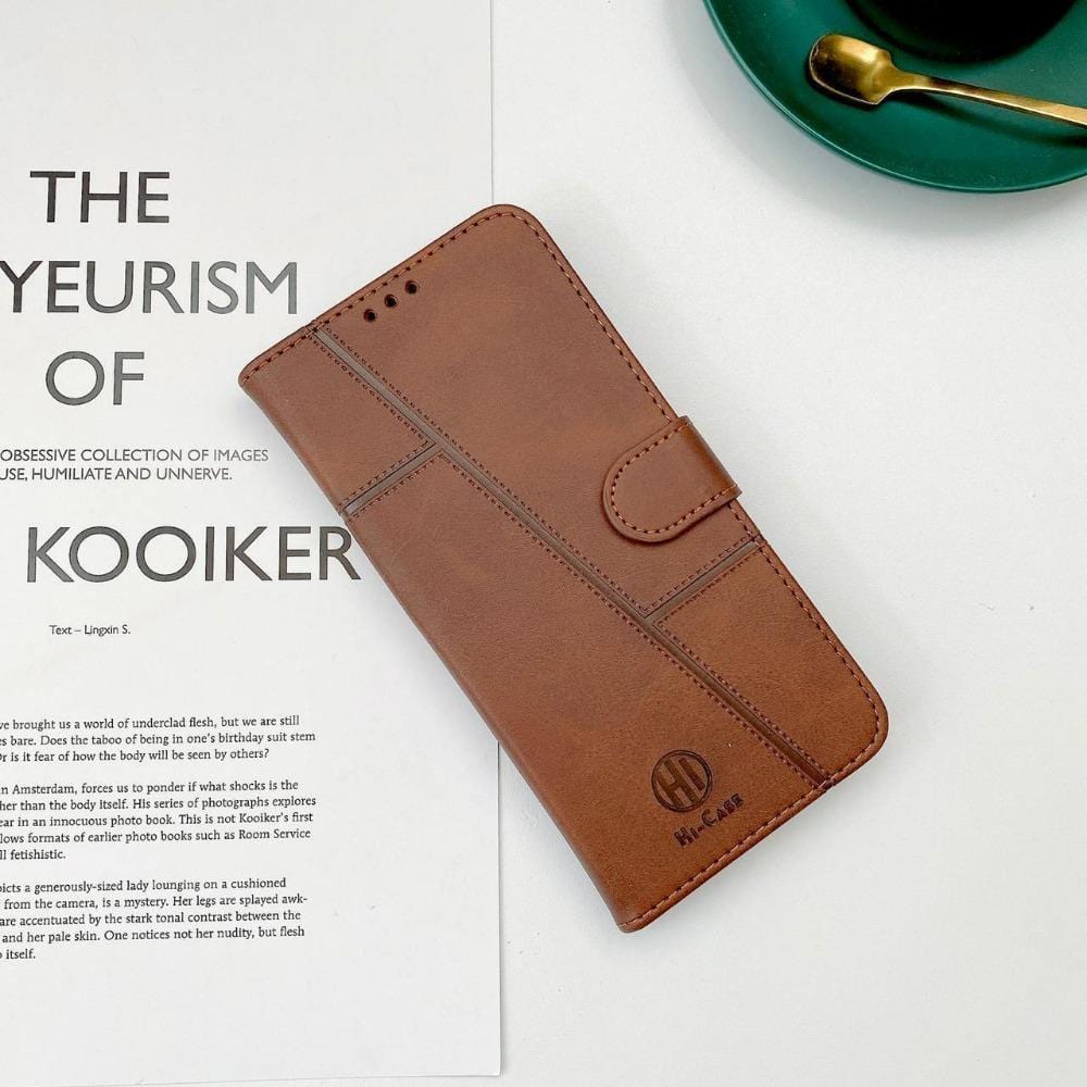 Hi Case Neo Leather Flip Cover for Moto E5 Phone Case Mobile Phone Accessories