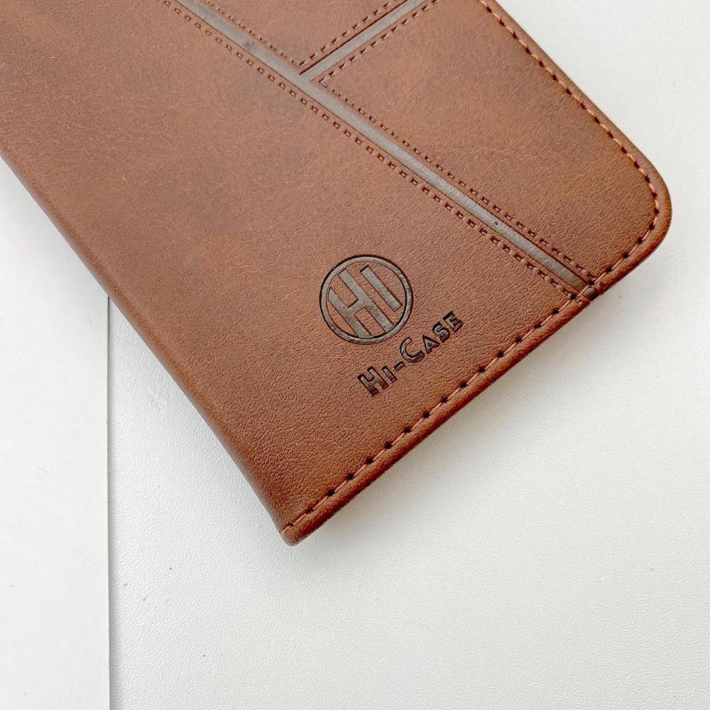 Hi Case Neo Leather Flip Cover for Moto E7 Phone Case Mobile Phone Accessories
