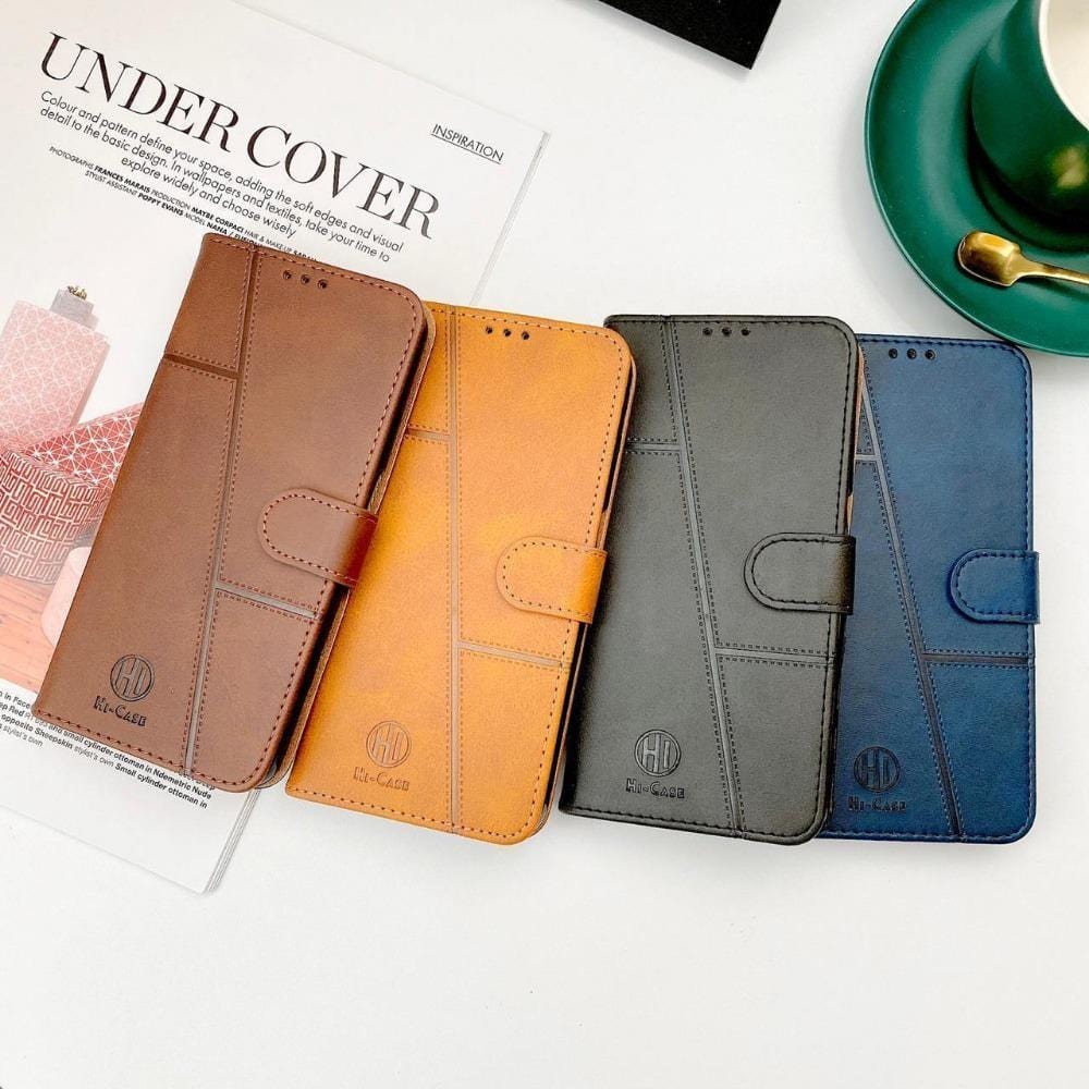 Hi Case Neo Leather Flip Cover for POCO C3 Phone Case Mobile Phone Accessories