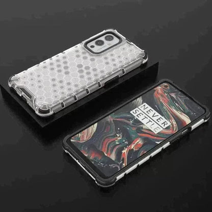 Honeycomb Design Phone Case for Realme 12 Plus 5G White Onezeros.in