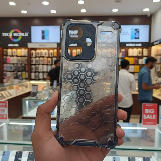 Honeycomb Design Phone Case for Redmi Note 13 Pro Plus 5G Back Cover Onezeros.in