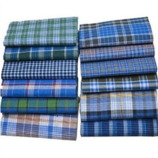 Kunnathur Handloom Lungi (Pattern May Vary, Multicolour) Men's Clothing