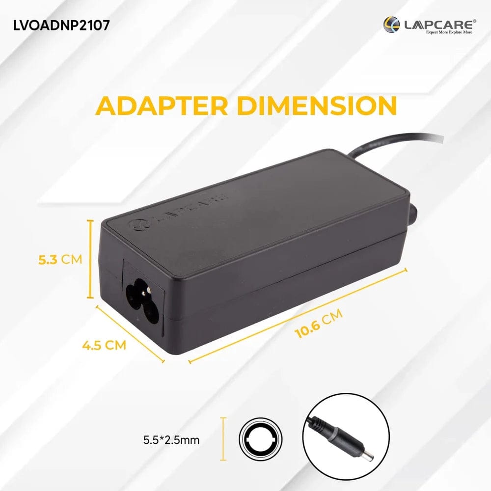 Lapcare Adapter fo Lenovo Y series 20V 3.25A 65w Laptop Charger Electronics Accessories