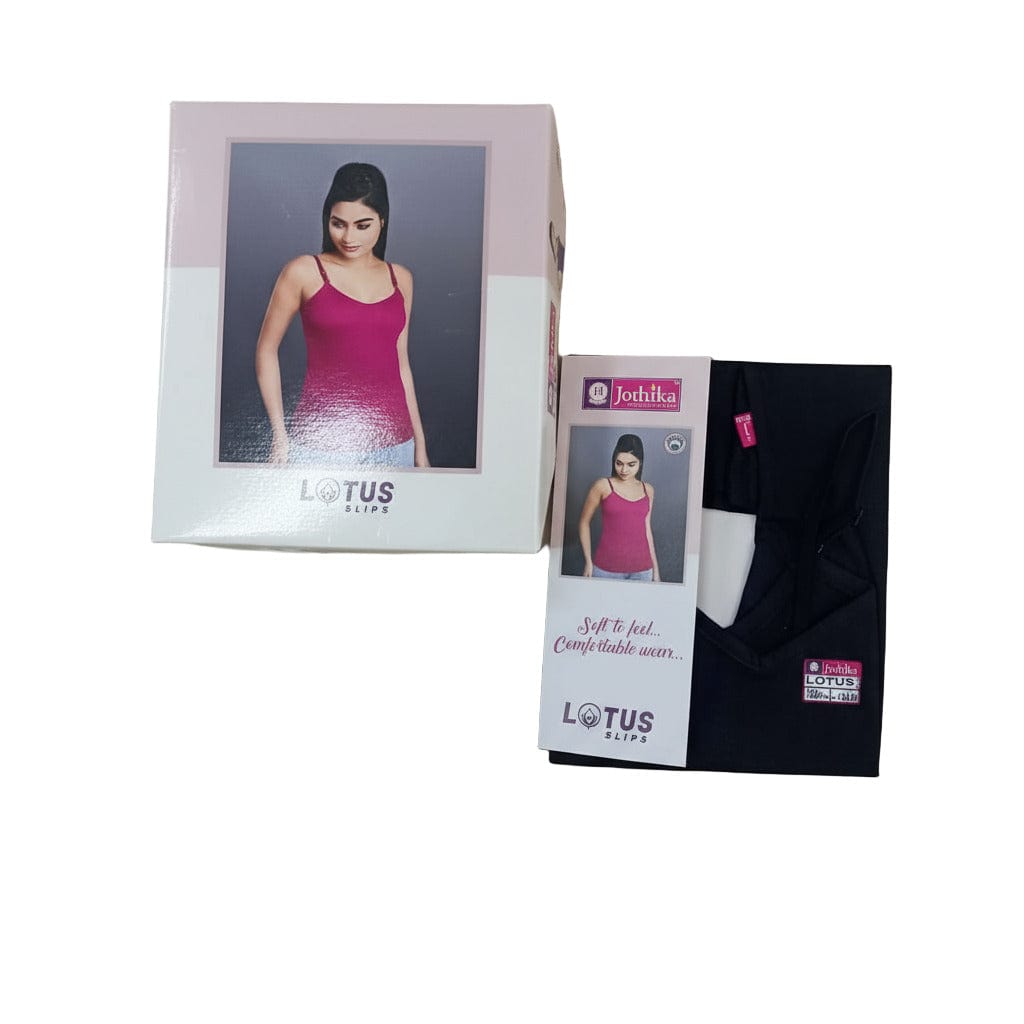 Lotus Women's Camisole Slips with Adjustable Strap (Pack of 3) Onezeros.in
