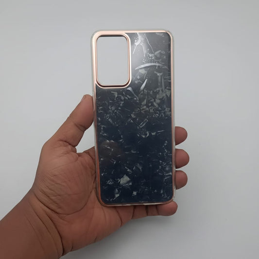Marble Pattern Back Cover For OPPO A16 Phone Case With Pop Up Holder Onezeros.in