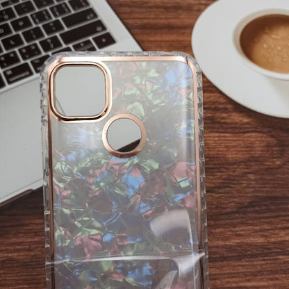 Marble Pattern Back Cover For Redmi 9 Phone Case With Pop Up Holder Mobiles & Accessories