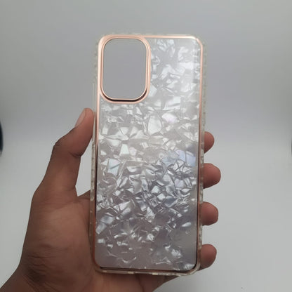 Marble Pattern Back Cover For Redmi Note 10 Phone Case With Pop Up Holder White Onezeros.in