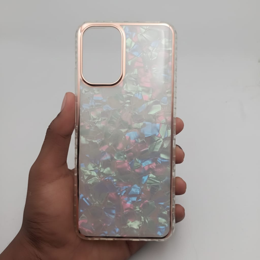 Marble Pattern Back Cover For Redmi Note 10 Phone Case With Pop Up Holder Onezeros.in