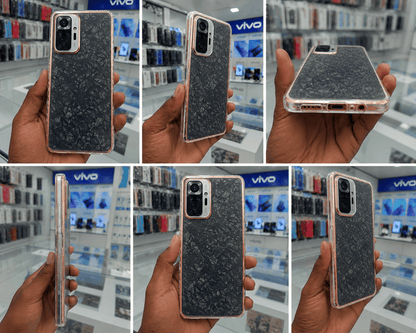 Marble Pattern Back Cover For Redmi Note 10 Pro Phone Case With Pop Up Holder Onezeros.in