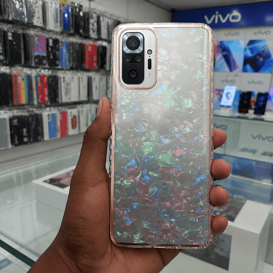 Marble Pattern Back Cover For Redmi Note 10 Pro Phone Case With Pop Up Holder Mixed Onezeros.in