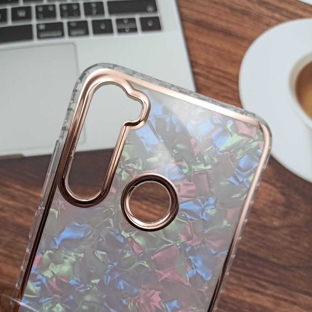 Marble Pattern Back Cover For Redmi Note 8 Phone Case With Pop Up Holder Mobiles & Accessories